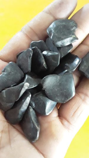Black Big Chips Pebbles
