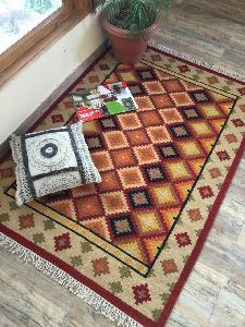 Cotton Wool Kilim Rug