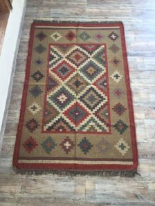 Oriental Jute Kilim Rug