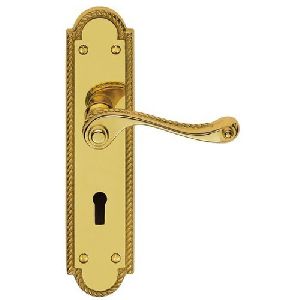 Brass Lever Lock Door Handle