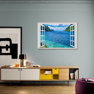 Creative 3D Fake Window Wall Sticker