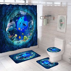 Home Bathroom Waterproof Shower Curtain