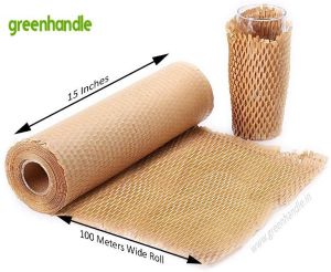 Paper Bubble Honeycomb Wrap Roll Cushioning