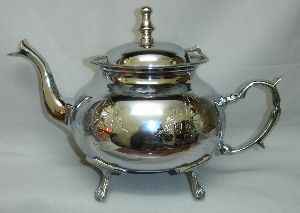 Tea Pot Nickle Plated