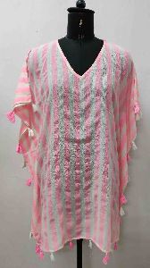 Striped Cotton Kaftan