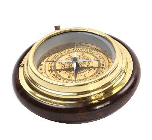 Desk Wooden Compass