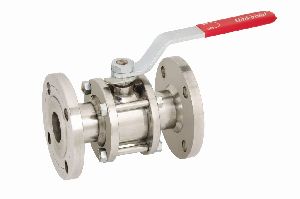 Stainless Steel 3 Pcs Flanged Ball Valve