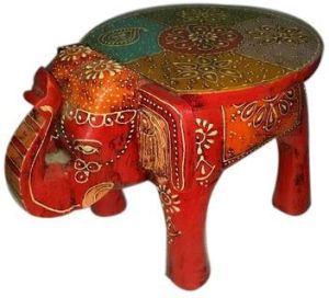 Decorative Wooden Stool