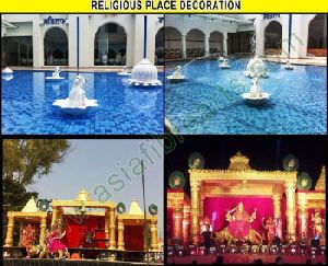 Religious Place Decoration Work manufacturers exporters in i