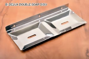 BI Stainless Steel Double Soap Dish Holder