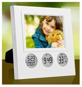 Bubble Clock with Photo Frame