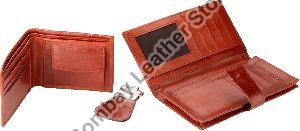 Leather Wallet and Keychain Set