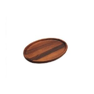 Wooden Round Serving Tray