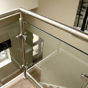 Round Baluster Glass Handrail