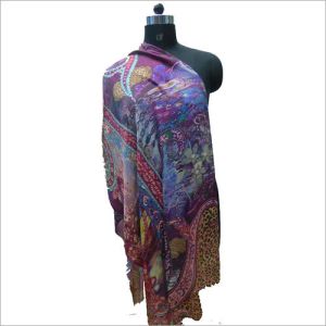 silk printed stole