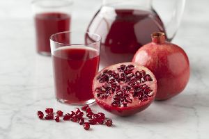 Fresh pomegranate juice