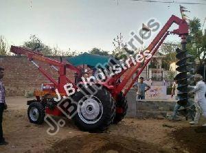 Tractor Mounted Pit Making Machine
