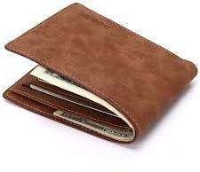 Mens Brown Leather Wallet