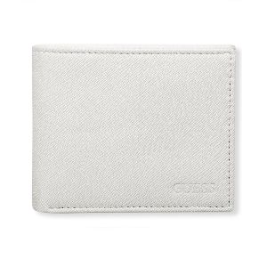 Mens White Leather Wallet