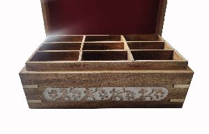 Mango Wood Tea Box