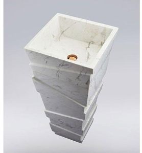 Stone Pedestal Wash Basin