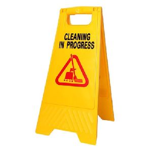 Cleaning in Progress Sign Board