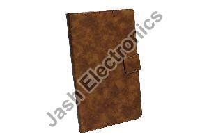 Brown TPU Vintage Flip Cover with Magnetic Lock