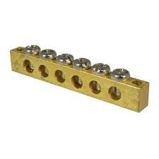 4 Way Brass Neutral Link