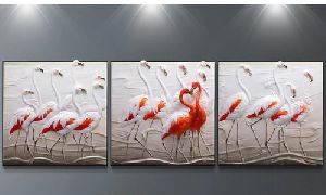 Fiberglass Flamingo Wall Murals