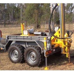 Trailer Mounted Drilling Rig