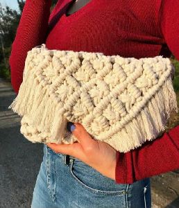 Macrame Clutch Purse