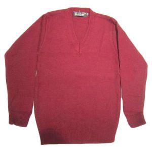 Red Full Sleeve School Sweater