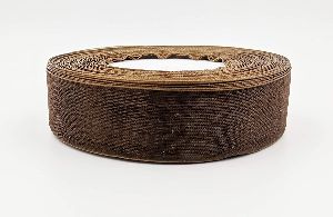 0.5 Inch 35mtr Organza Brown Ribbon