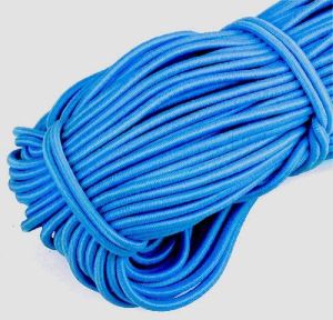 100mtr Blue Round Elastic Cord Straps