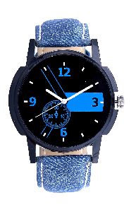 Blue Denim Watch for Men - M8