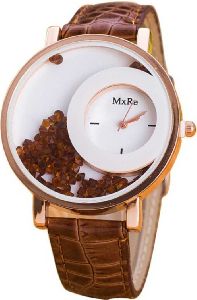 Brown Mxre Fancy Diamond Women Watch - L54