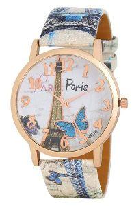 PERISH Eiffel Tower Leather Belt Style Women Analog Watch - L64