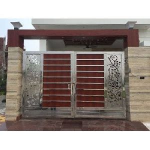 Laser Cut Stainless Steel Gate