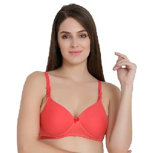 Ladies Nylon Non Padded Sports Bra, Orange and Gray, Size: 34B at Rs  40/piece in Surat