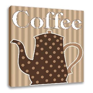 Cafe AU Lait Cocoa Latte V 11672 | Coffee Painting | Cafe Painting