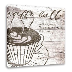Farmhouse Latte 11644 | Coffee Painting | Cafe Painting