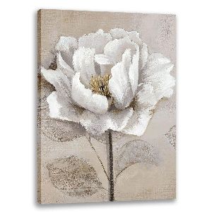 Soft White II | Flower Painting | Floral Art