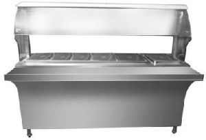 HOT BAIN MARIE WITH SNEEZE GUARD