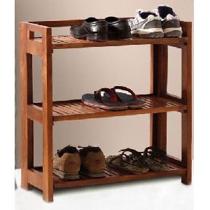 Wooden Shoe Rack