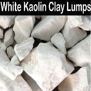 White Kaolin Clay Lumps
