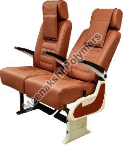 2x2 Push Back Bus Seat with Head Rest
