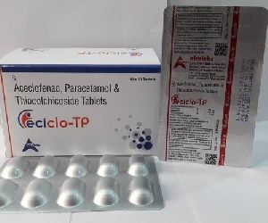 Ecloclo-TP: Aceclofenac, Paracetamol & Thiocolchicoside Tablets IP