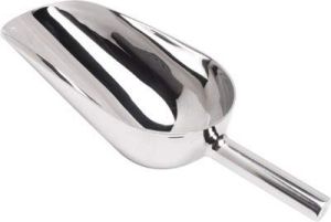 stainless steel scoop