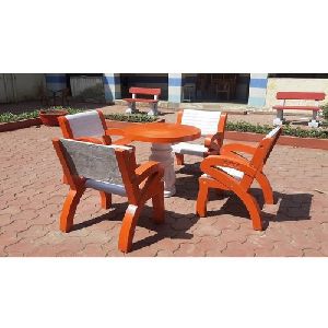 Cement Outdoor Dining Set
