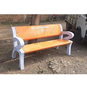 Park Bench With Backrest